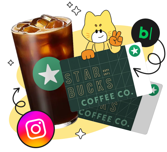 경품 : 스타벅스 쿠폰